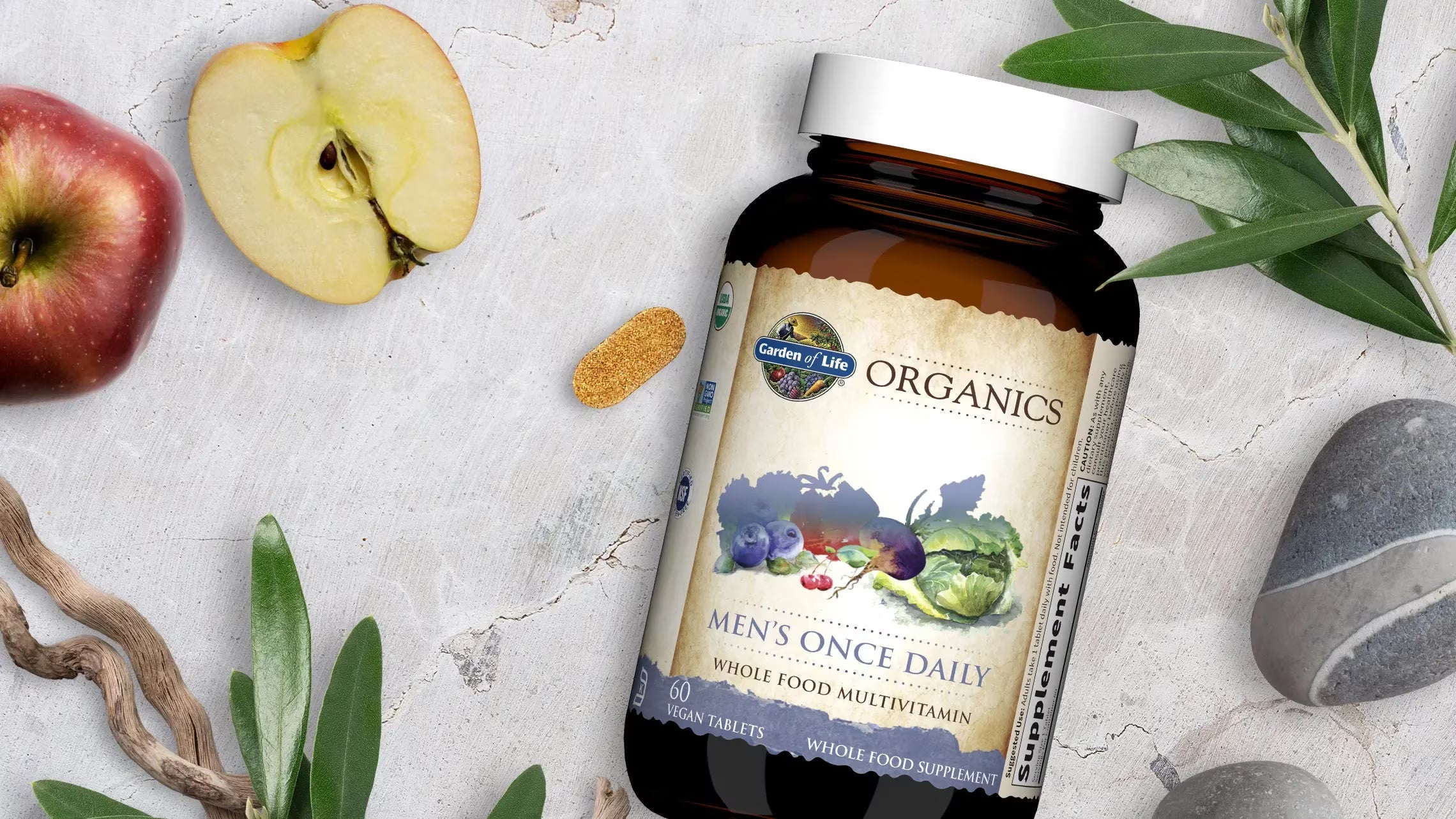 Organics Mens Once Daily Tablets