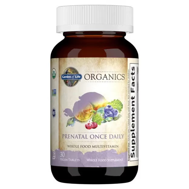 Organics Prenatal Once Daily Tablets