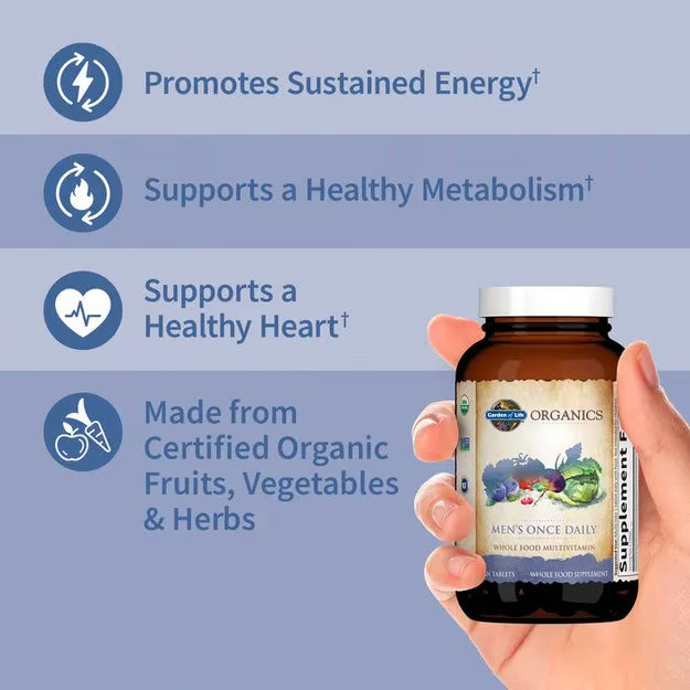 Organics Mens Once Daily Tablets