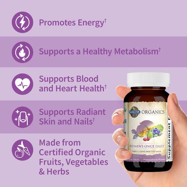 Organics Women's Once Daily Tablets