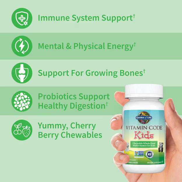 Vitamin Code Kids Cherry Berry Chewables
